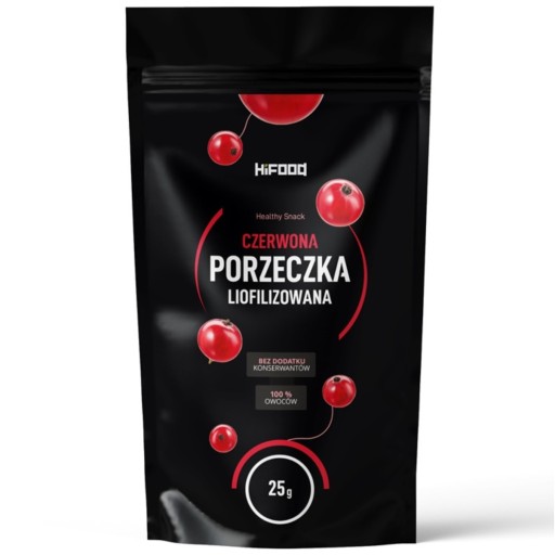 RÍBEZLE ČERVENÉ SUŠENÉ MRAZOM 25g HiFOOD