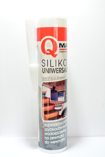 Qmar UNIVERZÁLNY silikón, bezfarebný, 300 ml