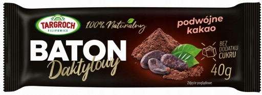 Datlová tyčinka dvojité kakao b/c 40 g Targroch