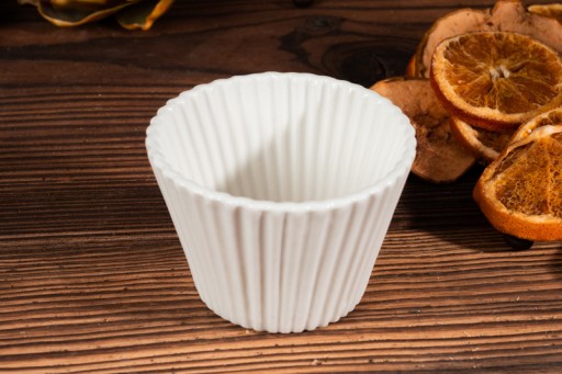 Ramekin, okrúhly pekáč, biely