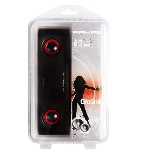 Prenosný mobilný reproduktor mini jack 3,5 USB AAA