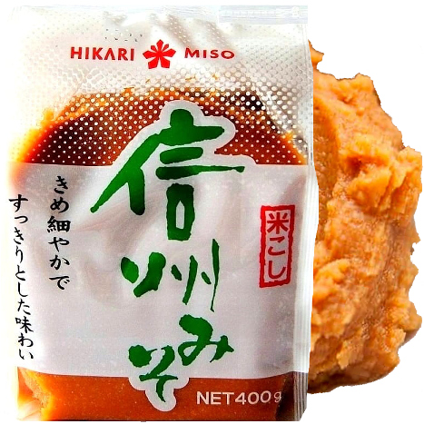Japonská pasta Miso Light Soy Hikari 400g
