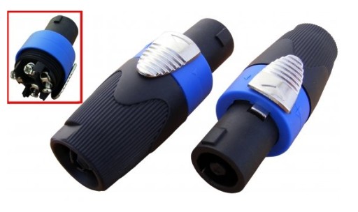 SPIKON speakon PLUG pre 4 pinový kábel (4528)