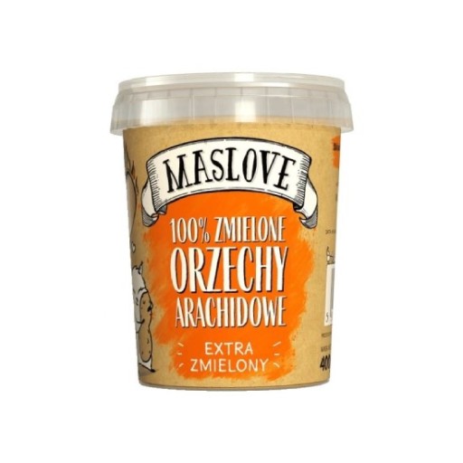 MASLOVE Extra mleté arašidové maslo 400 g