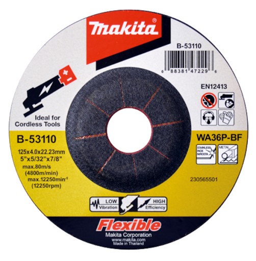 Rezný brúsny kotúč 2v1 125mm Makita B-51655