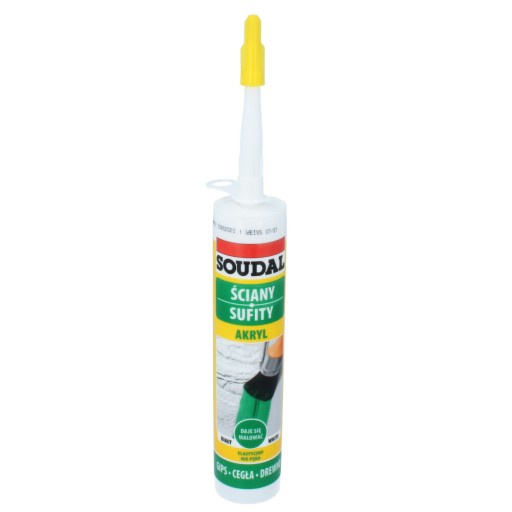 BIELY AKRYL SOUDAL 280ML