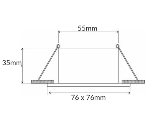 PEVNÁ HALOGÉNOVÁ LAMPA + GU10 5W NEUTRÁLNA LED ŽIAROVKA 4000K + ZÁSUVKA