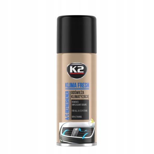 K2 KLIMA FRESH LEMON 150ml OSVIŽUJE KLIMATIZÁCIU