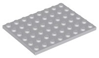 LEGO 3036 PLATE 6x8 svetlosivá LBG NOVINKA (6g)