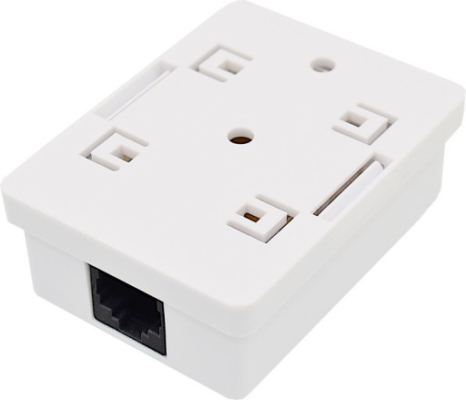 ZÁSUVKA SIEŤOVÁ ZÁSUVKA POVRCHOVÁ MONTÁŽ 1xRJ45 CAT 6