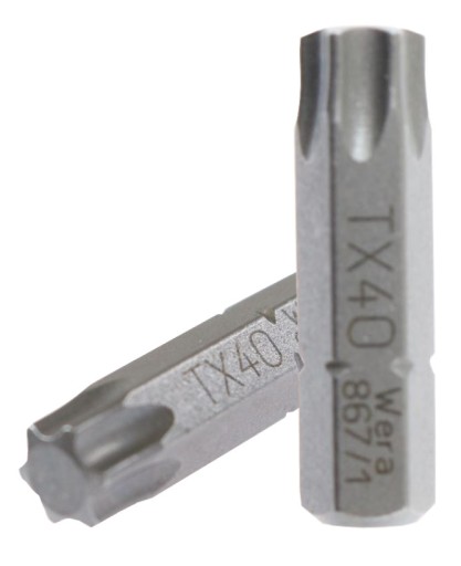 WERA Bits bit na plech 1/4 T40x25mm TORX