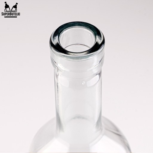 Fľaša na VÍNO LIKÉRY BORDEAUX JUICE 750 ml Číra na víno, mušt + KOROK