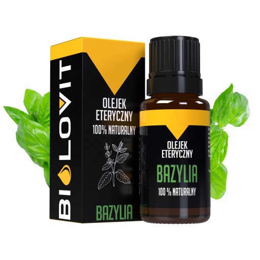 Bazalkový esenciálny olej Koncentrácia prírodnej vône z bazalky 10 ml