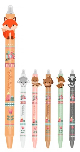 Colorino Litle Foxes zmazateľné pero