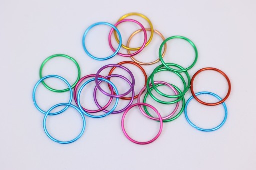 Korálky Ozdoby do vlasov, vrkoče, ozdoby, farebné prstene HAIR RING