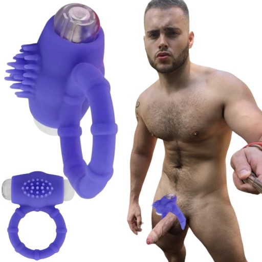 VIBRAČNÝ EREKČNÝ KRUH NA PENIS