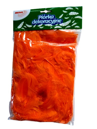 DEKORATÍVNE ORANŽOVÉ PERIE 7G P7-7 BREWIS