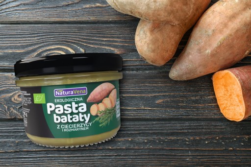 CÍCENOVÁ PASTA SO SLADKÝMI HRNČAMI A ROZMARÍNOM BIO 185 g - NATURAVENA