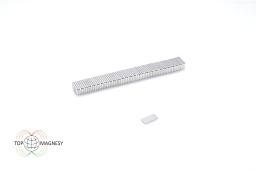 Neodymový tanierový magnet MPŁ 8x4x1 N38 50 ks.