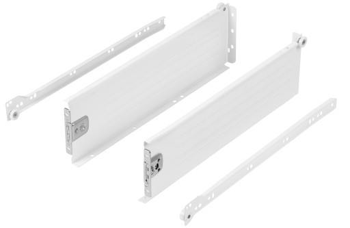 METALBOX vysoká zásuvka H-118 mm L-400 mm biela RAL9010 AMIX