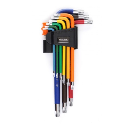 SADA FAREBNÝCH IMBUSOV TORX 9 EL. KRAFT&DELE