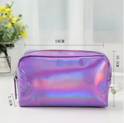 Kozmetická taštička HOLO PINK 1 ks.