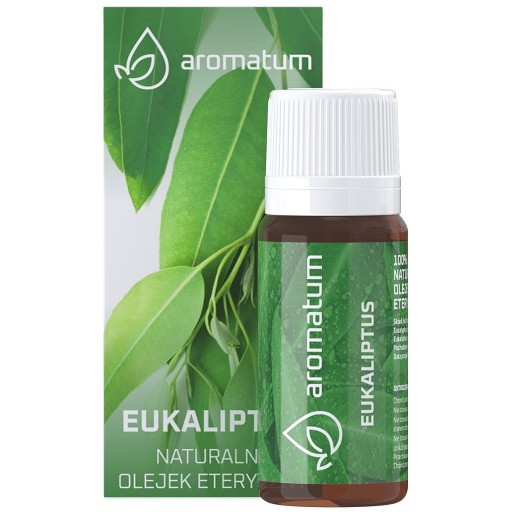 Prírodný eukalyptový esenciálny olej Aromatum z eukalyptovej aromaterapie