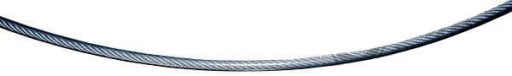 Oceľové lano pozinkované PVC 6x7 - 3mm x 4mm 550 kg 1 meter POZINKOVANÉ