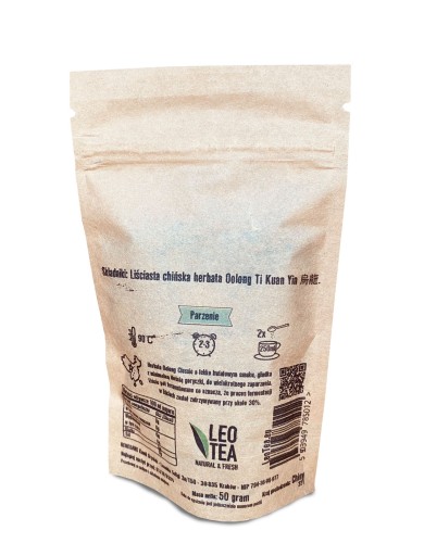 Tie Guan Yin Oolong zelený čaj Uulung chutný