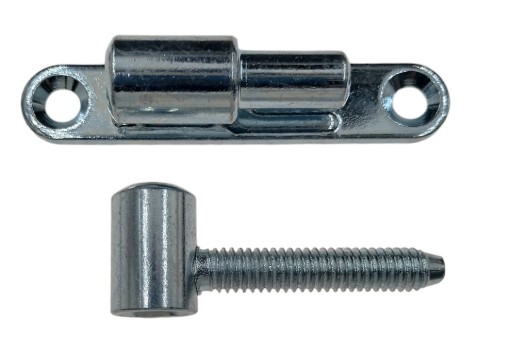 Skrutkovaný okenný záves 12/7mm so strieborným pozinkovaným plechom
