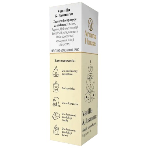 Vonný olej VANILLA & JASMINE Aroma House