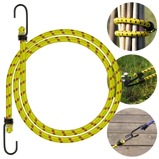 Gumy do batožiny 110cm, 3 ks, flexibilné transportné sťahovacie šnúry