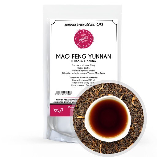 Čierny čaj Yunnan Mao Feng - 50 g