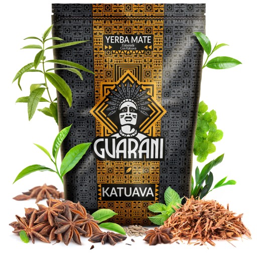 Yerba Mate Guarani Katuava 0,5kg PARAUGUAN 500g