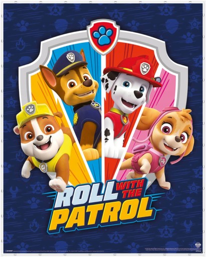 Plagát Paw Patrol pre deti 40x50 cm na stenu