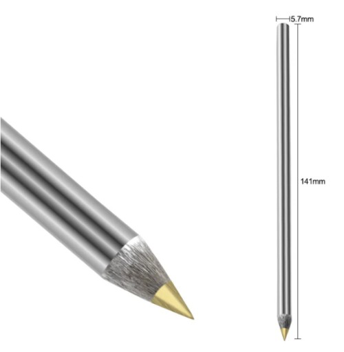 ŠTÝL VÝKRESU LOCKWORKS 140 MM ZNAČOVAČ KOVOVÉ KERAMICKÉ SKLO
