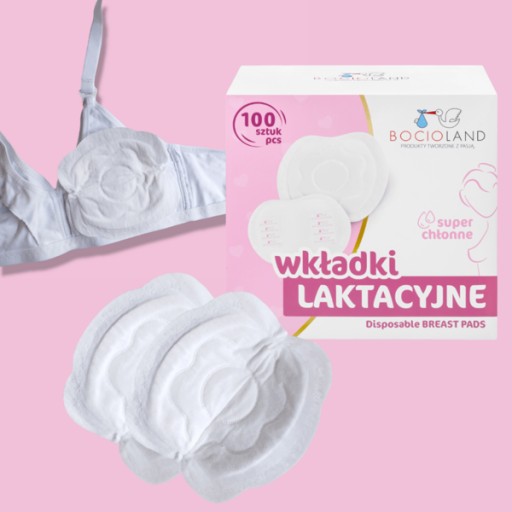 LAKTAČNÉ VLOŽKY DO PODPRSENKY BOCIOLAND 100 ks