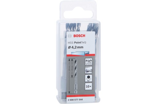 6-bodový vrták do kovu 4,2 mm HSS POINTTEQ BOSCH