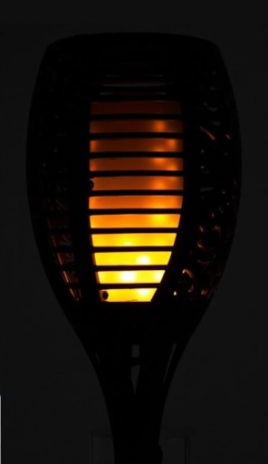 Solárna lampa TORCH LIVING FIRE 72led 77cm HIT