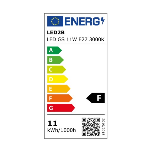 E27 LED žiarovka, teplá biela farba svetla, 11W