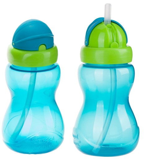 CANPOL Fľaša na vodu, pohár, silikónová hadička, slamka, 270 ml