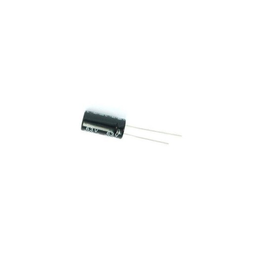 Kondenzátor 220uF/63V elektrolyt 105°C 220/63