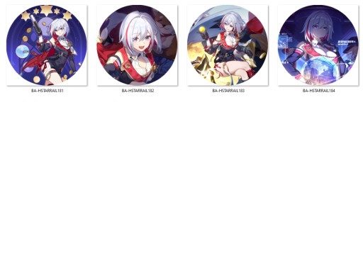Honkai Star Rail Pins - Topaz a Numby NA VÝBER