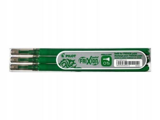 PILOT FRIXION ZELENÁ KONIEC DOPLNENIE 0,5