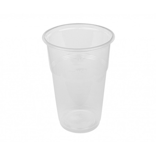 Plastové poháre na nápoje, hrnčeky na pivo 500ml - Bez poplatku za SUP - 50 ks.