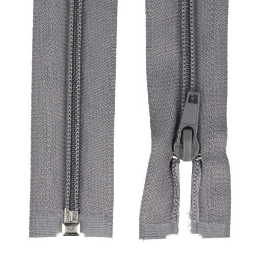 ŠPIRÁLOVÝ Zips #5 - 90 CM - ŠEDÝ