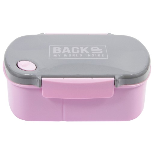BackUp taška na obed, ružová, 3 priehradky, BPA FREE