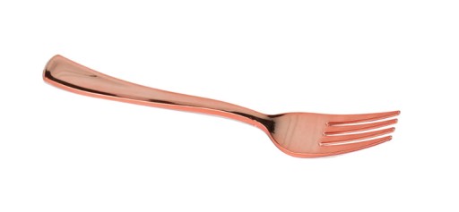 Jednorazové plastové vidličky na príbory ROSE GOLD
