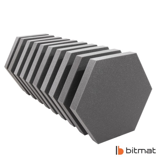 Šesťhranný nástenný panel 5cm Hexagon Acoustic šesťhranný stropný kryt