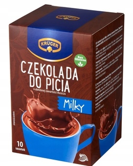 1x 250g KRUGER Mliečna čokoláda na pitie
